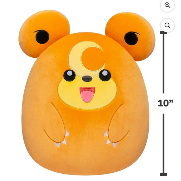 Squishmallows Pokémon 10” Teddiursa Plush - Picture 2 of 7